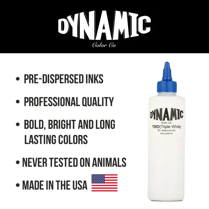 Dynamic Ink Triple White 8oz