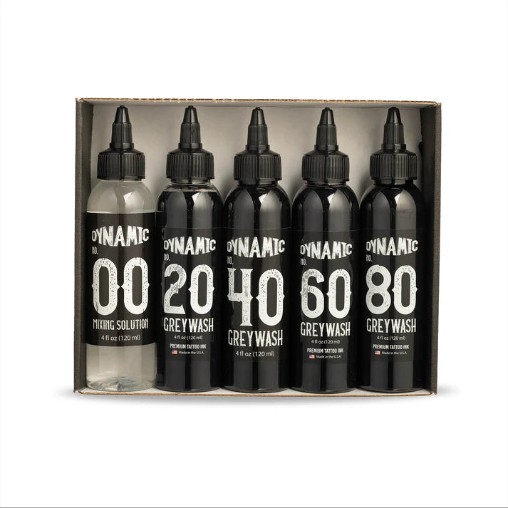 Dynamic Ink Greywash 5 Bottle Set 4oz